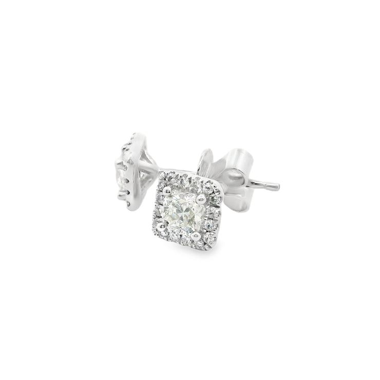 0.63ct-ideal-square-cut-Canadiand-diamond-earrings-Fame-Diamonds