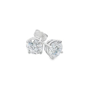 1.4ctw 4-prongs Artisan Lab-grown Diamond Stud Earrings