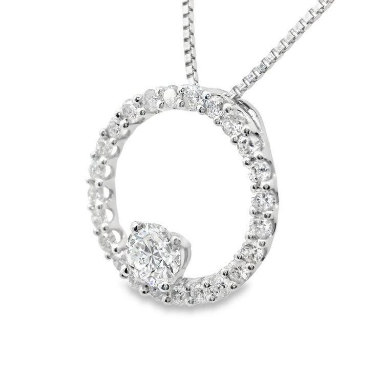 Canadian-Diamond-Pendant-circle-of-love-10k-white-gold-Fame-Diamonds