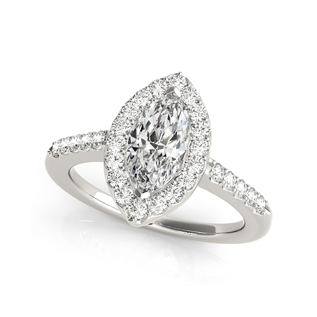 Marquise Halo Diamond Engagement Ring 0 69 CTW Wholesale Diamonds   50375 E 1800x1800 